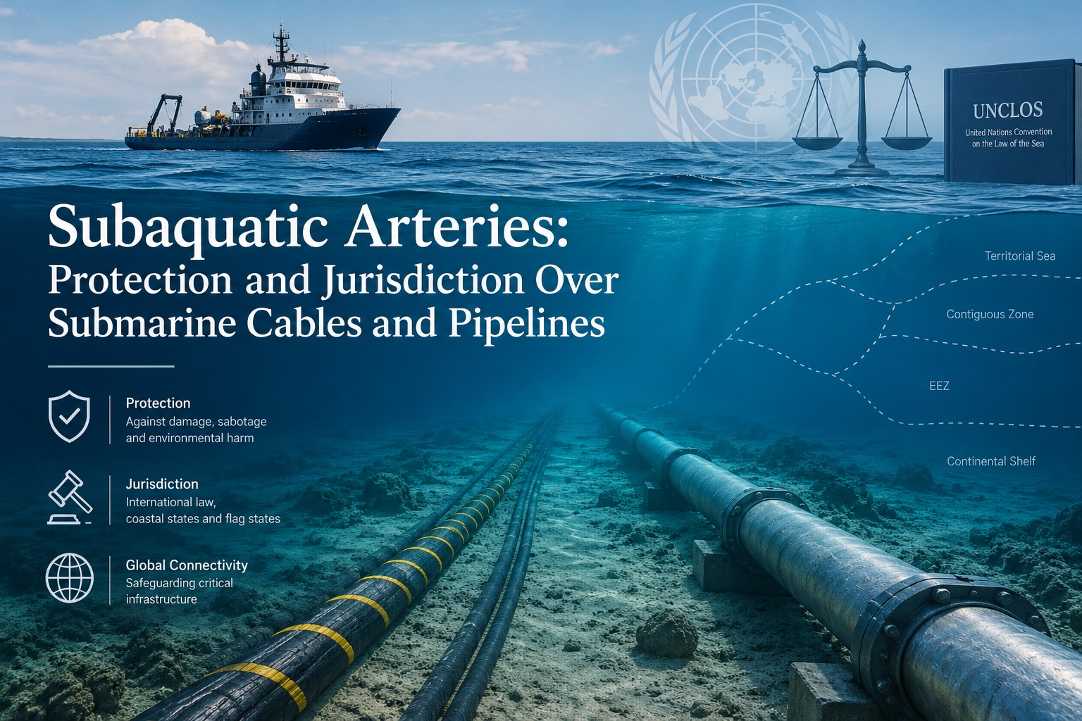 Subaquatic Arteries: Protection and Jurisdiction Over Submarine Cables and Pipelines