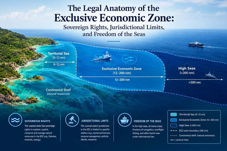 The Legal Anatomy of the Exclusive Economic Zone: Sovereign Rights, Jurisdictional Limits, and Freedom of the Seas