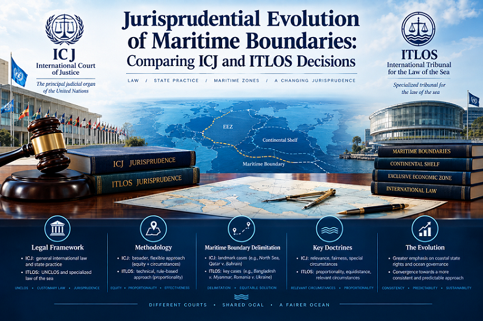 Jurisprudential Evolution of Maritime Boundaries: Comparing ICJ and ITLOS Decisions