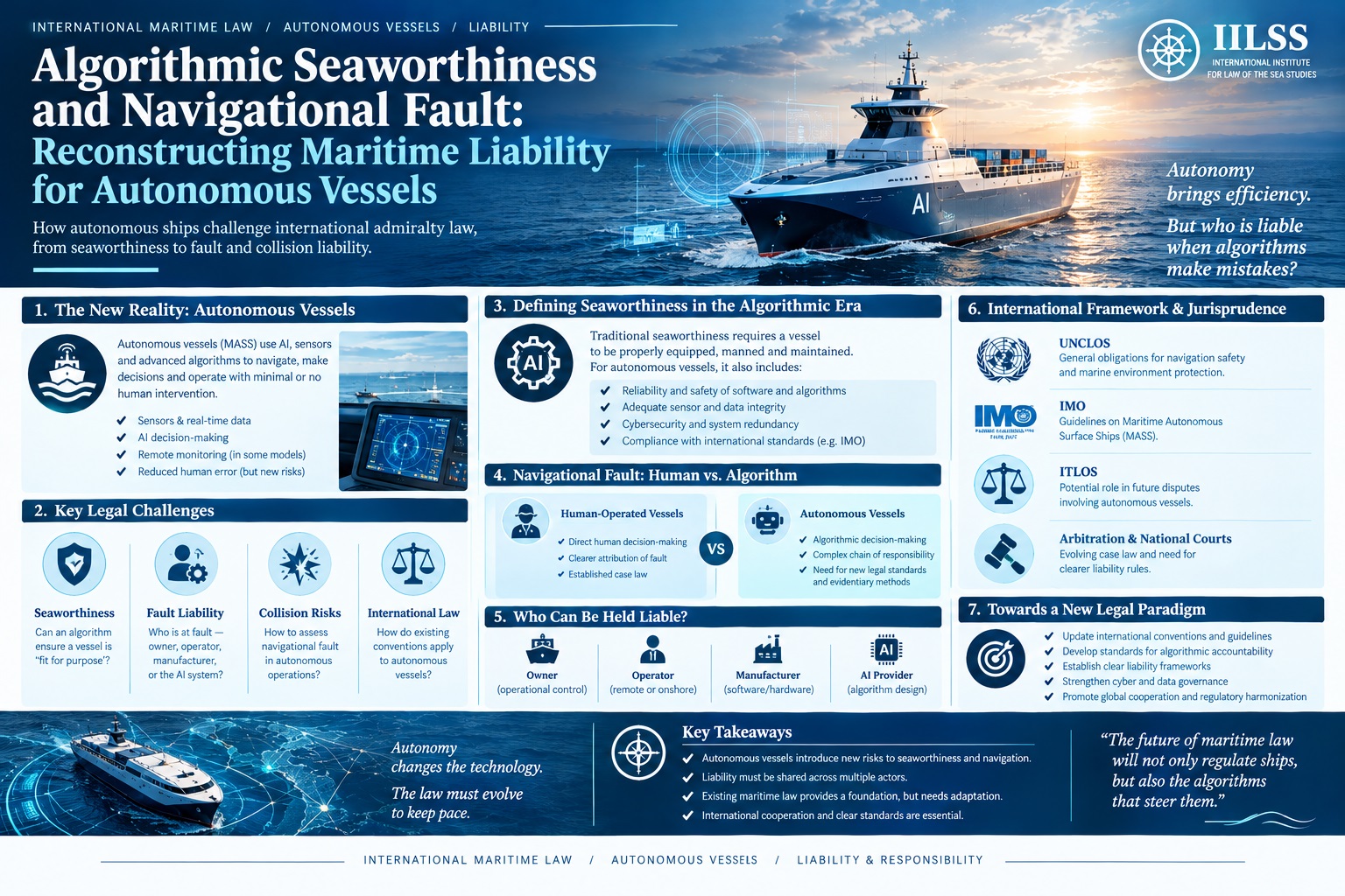 Algorithmic Seaworthiness and Navigational Fault: Reconstructing Maritime Liability for Autonomous Vessels